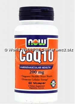 NOW FOODS - CoQ10 60cps 200mg