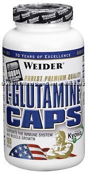 WEIDER - L-GLUTAMINE CAPS 160cps