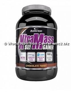 ANDERSON RESEARCH - XTRA MASS SIZE GAINER 1100gr - 2600gr
