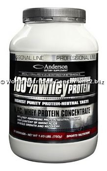 ANDERSON RESEARCH - 100% WHEY PROTEIN 750gr