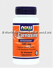 NOW FOODS - L-CARNOSINE 50vcaps