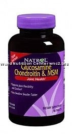 NATROL - GLUCOSAMINE CHONDROITIN & MSM 90tbt-150tbt