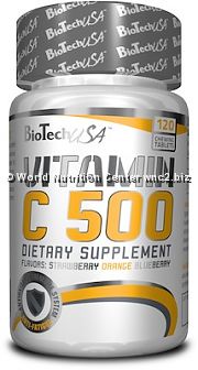 BIOTECH USA - VITAMIN C MASTICABILE 500mg 120tbt