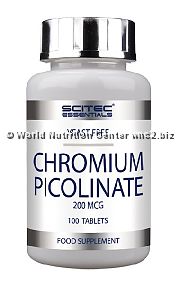 SCITEC ESSENTIAL - CROMO PICOLINATO 100tbt