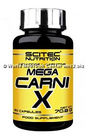 SCITEC NUTRITION - MEGA CARNI-X 60cps