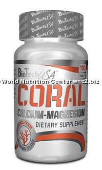 BIOTECH USA - COREAL CALCIUM-MAGNESIUM 100tab