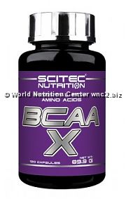SCITEC NUTRITION - BCAA-X 120cps