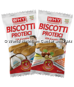 WHY SPORT - BISCOTTI PROTEICI 6 buste da 30gr