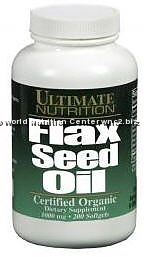 ULTIMATE NUTRITION - FLAX SEED OIL 200softgels