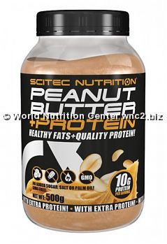 SCITEC NUTRITION - PEANUT BUTTER + PROTEIN 500gr