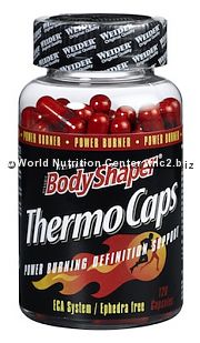 WEIDER - THERMO CAPS BODY SHAPER 120cps