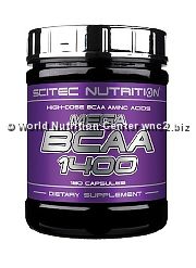 SCITEC NUTRITION - MEGA BCAA 1400 180cps