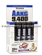 WEIDER - AAKG 9400 10fiale da 9400mg