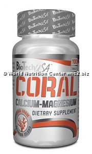 BIOTECH USA - COREAL CALCIUM-MAGNESIUM 100tab