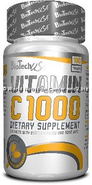 BIOTECH USA - VITAMIN C 1000 100tbt - 250tbt