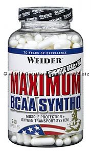 WEIDER - MAXIMUM BCAA SYNTHO 120cps - 240cps 