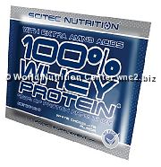 SCITEC NUTRITION - 100% WHEY PROTEIN 30buste da 30gr