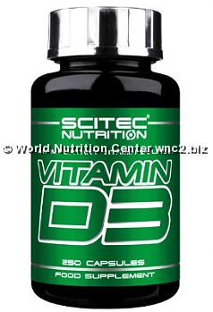 SCITEC NUTRITION - VITAMIN D3 250cps