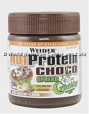WEIDER - NUT PROTEIN CHOCO SPREAD CRUNCHY 250gr