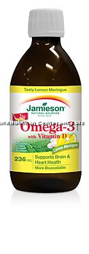 JAMIESON - OMEGA 3 + Vit. D 236ml